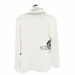 Message Factory Tunic Dress Womens XS Cycling Themed Cowl Neck‎ Made In Canada